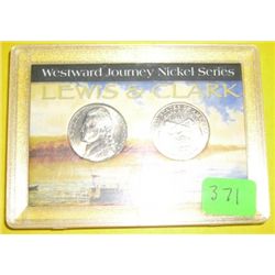 LEWIS & CLARK Westward Journey Nickel Series Set in Original Hard Case!!