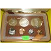 Image 2 : Cook Island PROOF Set struck at the *ROYAL AUSTRALIAN MINT*5 Siver Coins in Orginal Case!!