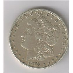 1878 VAM169 HOT 50 MORGAN SILVER DOLLAR