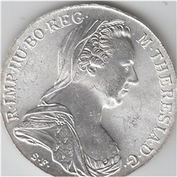 1780 SILVER MARIA THERESA THALER AUSTRIA HUGE COIN
