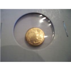 MINIATURE GOLD ST GAUDENS COIN