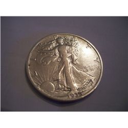 1935 Silver Walking Liberty Half Dollar, AU