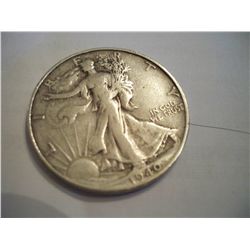1940-S Silver Walking Liberty Half Dollar