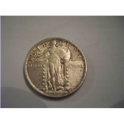 1919 STANDING LIBERTY SILVER QUARTER AU