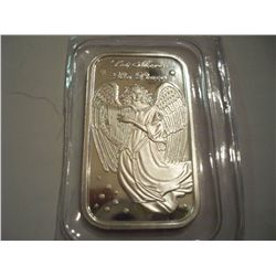 .999 SILVER ONE TROY OZ PEACE BAR