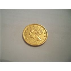 1857 $2.5 GOLD LIBERTY HEAD