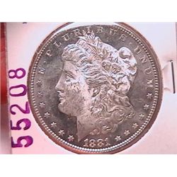 1881 Morgan Dollar MS60 Proof Like