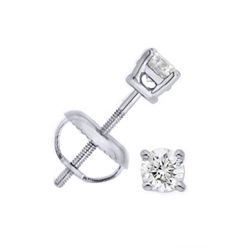 0.15 ctw Round cut Diamond Stud Earrings G-H, SI-I