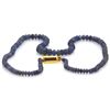 Image 1 : Natural Tanzanite Smooth Faceted Round Gradual Beads Necklace Gemstone 83.80ctw with brass clasp