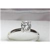 Image 1 : 0.85ctw Diamond Solitaire Ring Color G to H, Clarity I1 to I2