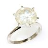 Image 1 : 5.83. ct Round cut Diamond Solitaire Ring, H-K, SI-I