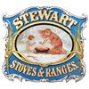Image 1 : Stewart Stoves & Ranges Reverse Glass Sign
