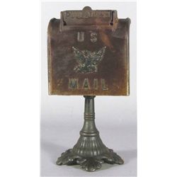 Cast Iron US Mail Box Still Bank