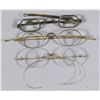 Image 1 : Lot of Three Early Wire Rimmed Spectacles