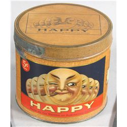 Rare Happy Cigar Tin