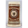 Image 1 : H.Weinhard Embossed Ceramic Beer Stein