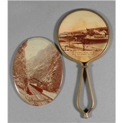 Souvenir Celluloid Hand Mirrors