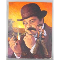Guy Deel Painting-Entitled "Derby Man"