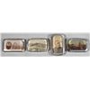 Image 1 : Lot of Four Early Souvenir Paper Weights