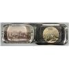 Image 1 : Lot of 2 Souvenir Glass Paper Weights