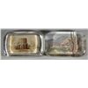 Image 1 : Lot of 2 Souvenir Glass Paper Weights