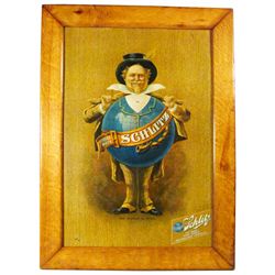 Extremely Rare Schlitz  Beer Tin Sign