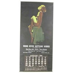 1939 Wood River Bottling Works Calendar