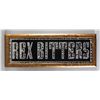 Image 1 : Rex Bitters Reverse Glass Sign
