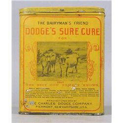 Dodge's Sure Cure Tin
