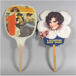 Lot of Two Advertising Fans