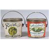 Image 1 : Lot of Two Peanut Butter Pails