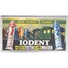 Image 1 : Iodent Tooth Paste Trolley Car Sign
