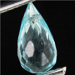 0.5ct Neon Blue Apatite Briolette (GMR-1107C)