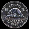 Image 2 : 1997 Canada 5c Hi Grade GEM Unc (COI-7983)