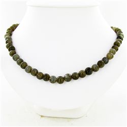 215ct Natural Labradorite Beads Silver Clasp (JEW-3793)