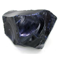 3740ct Rough Blue Goldstone (MIN-000145)