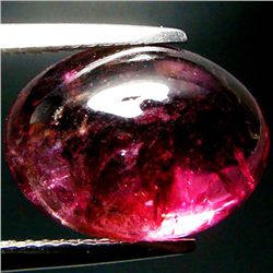 7.42ct Oval Cabochon Red Violet Tourmaline (GEM-35272)