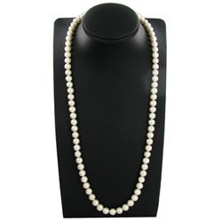 Saltwater White Matched Pearl Necklace 10mm (JEW-3780)