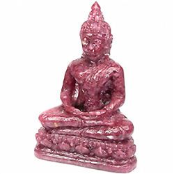 559ct. Buddha Figure Statue Red Pink Sapphire (GEM-3615A)