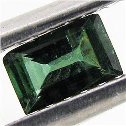 0.25ct Blue Green Tourmaline Baugette (GEM-40801)