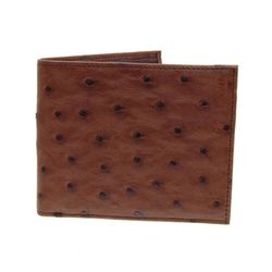 Mens Rare Ostrich Skin Wallet (ACT-073)