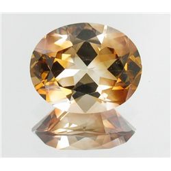 13.4ct Natural Imperial Topaz Oval Appr Est $13k (GEM-27607)