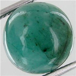 6.29ct S. American Emerald Cabochon Round (GEM-39312)