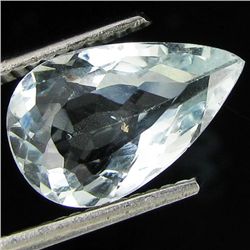 2.40ct Top Clear Santa Maria Aquamarine Pear (GEM-32032)