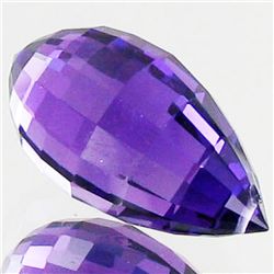 12.5ct Briolette Purple Amethyst (GEM-15939A)