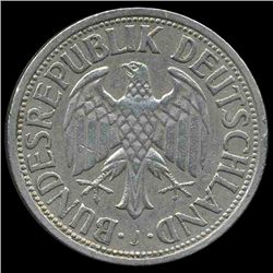 1961J Germany 1 Mark Hi Grade RARE (COI-8154)