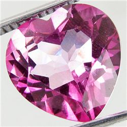 6.65ct  Mystic Pink Heart Topaz (GEM-41711)