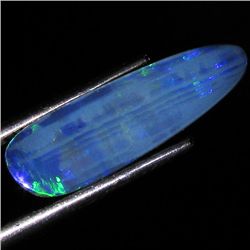 2.83ct Australian Black Opal Doublet Full Fire (GEM-36033)