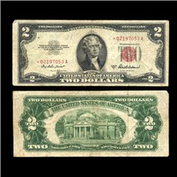 1953B $2 US Note Nice Condition SCARCE (COI-4711)