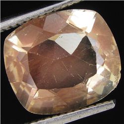 4.00ct Clear Champagne Oregon Sunstone Cushion (GEM-31034)